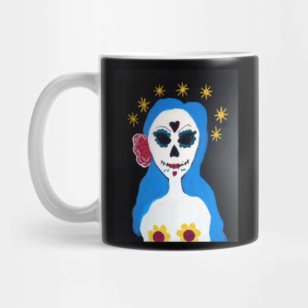 Cosmic Sugar Skull Girl by Cosmic Witch 